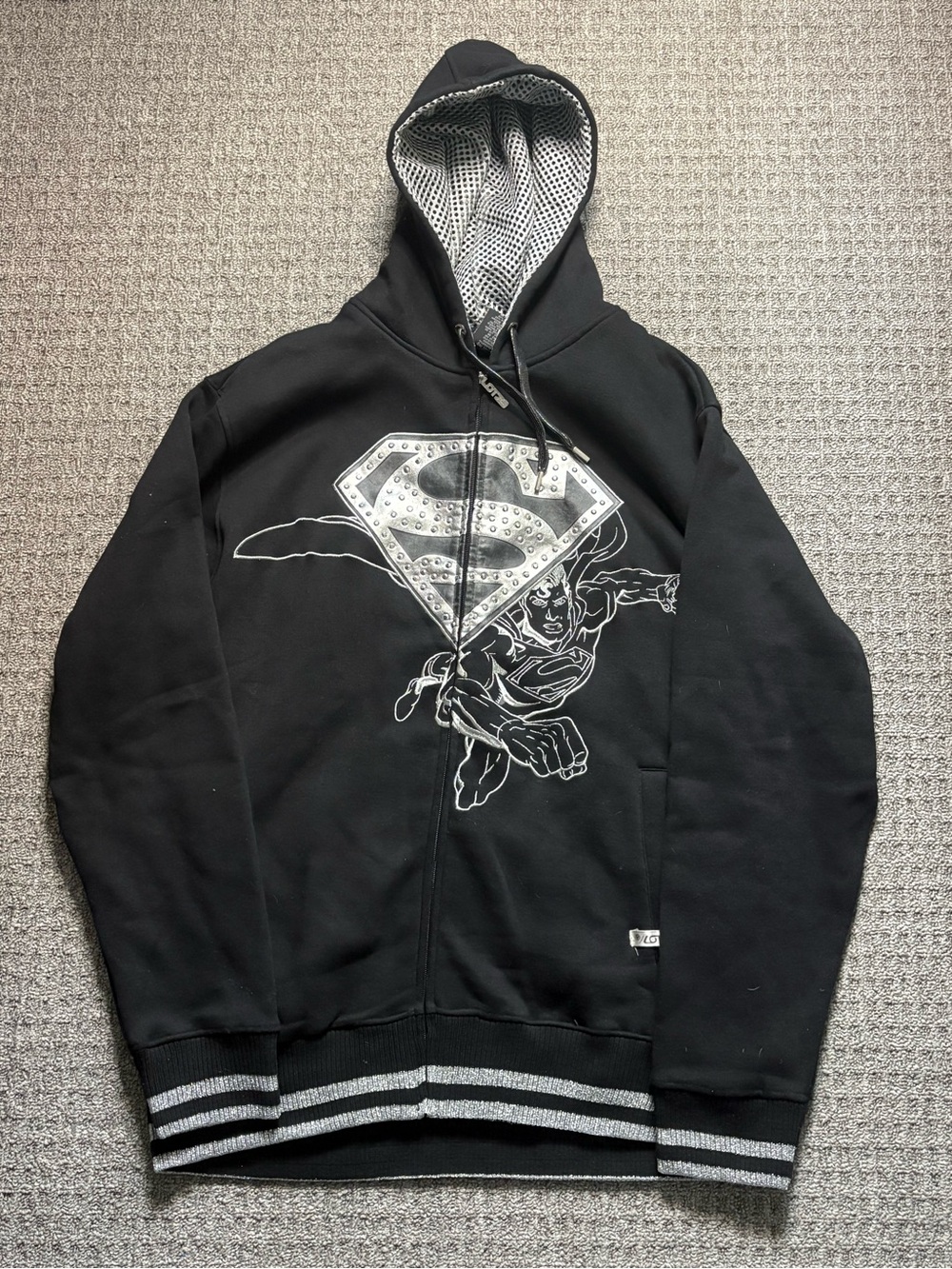 Vintage Y2K Lot29 Superman Graphic Zip Up Hoodie | $75